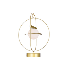 CWI Lighting 1209T14-1-169 - Orbit 1 Light Lamp With Medallion Gold Finish