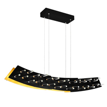 CWI Lighting 1244P40-101 - Gondola LED Chandelier With Black Finish