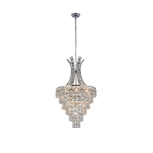 CWI Lighting 5685P16C - Chique 9 Light Chandelier With Chrome Finish