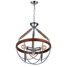 CWI Lighting 9965P18-3-601 - Parana 3 Light Down Chandelier With Chrome Finish
