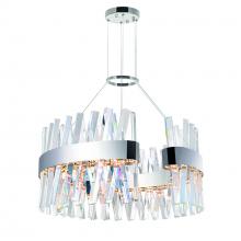 CWI Lighting 1220P24-601-C - Glace LED Chandelier With Chrome Finish