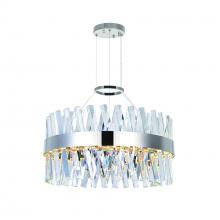CWI Lighting 1220P24-601 - Glace LED Chandelier With Chrome Finish