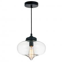 CWI Lighting 5570P11 - Clear - Glass 1 Light Down Mini Pendant With Clear Finish