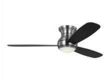 Generation Lighting 3OBSHR52BSD - Orbis 52 Inch Indoor/Outdoor Integrated LED Dimmable Hugger Ceiling Fan