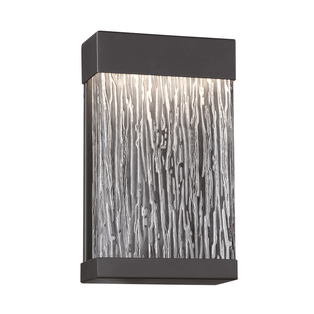 Tiffany, Outdr LED Sconce, Blk