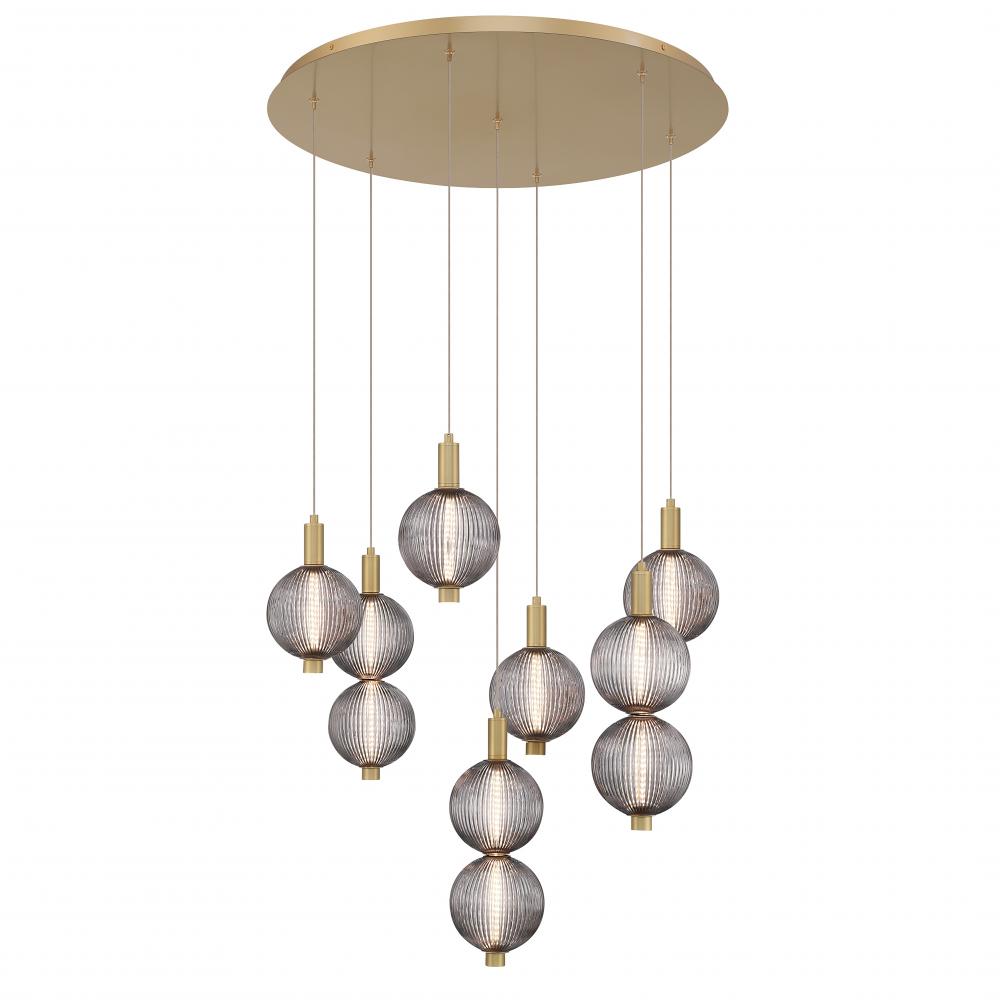 Palmas 30" LED Pendant In Gold