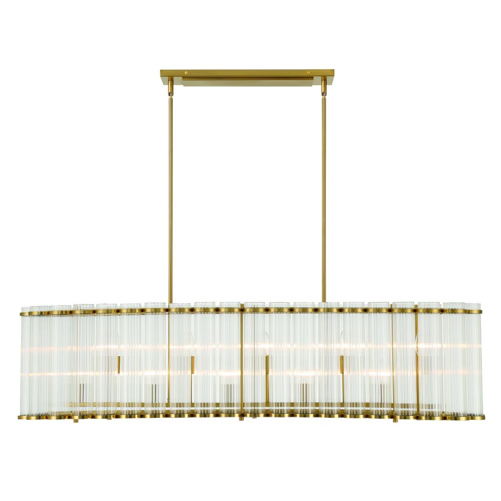 Glasbury 52" Chandelier In Gold