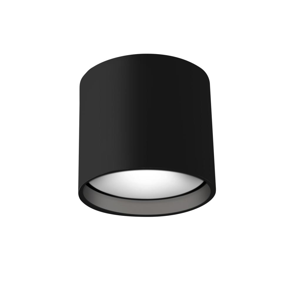 Falco 5-in Black LED Flush Mount