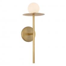 Kuzco Lighting Inc WS15506-BG-UNV - Elixir 16-in Brushed Gold LED Wall Sconce