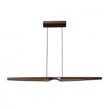 Kuzco Lighting Inc LP21647-WT-UNV - Dakota 42-in Walnut LED Linear Pendant