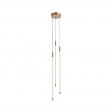 Kuzco Lighting Inc MP75227-BG - Motif 27-in Brushed Gold LED Multi Pendant