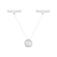 Kuzco Lighting Inc TRP27203-WH-4K - Faria Double 3-in White 4000K Trilo Track Pendant