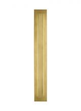 Visual Comfort & Co. Modern Collection 700OWASP93036DNBUNVSLF - Aspen Contemporary dimmable LED 36 Outdoor Wall Sconce Light outdoor in a Natural Brass/Gold Colored