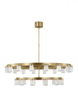 Visual Comfort & Co. Modern Collection KWCH19727NB - The Esfera Two Tier X-Large 28-Light Damp Rated Integrated Dimmable LED Ceiling Chandelier