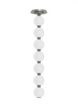 Visual Comfort & Co. Modern Collection SLPD22630NR - The Perle 24 Damp Rated Integrated Dimmable LED Ceiling Pendant in Polished Nickel