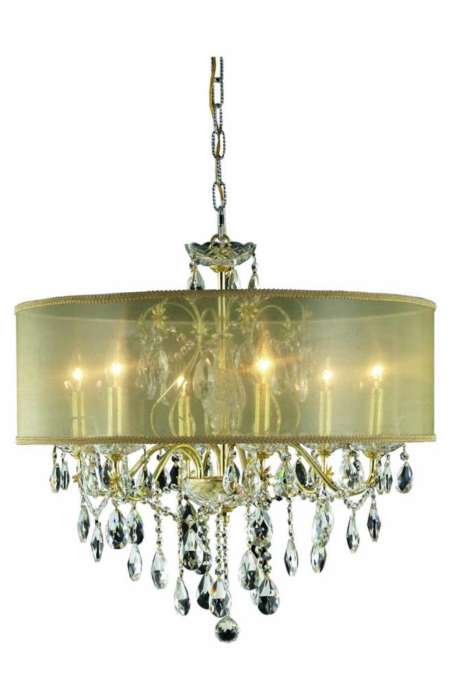 St. Francis 6 light Gold Chandelier