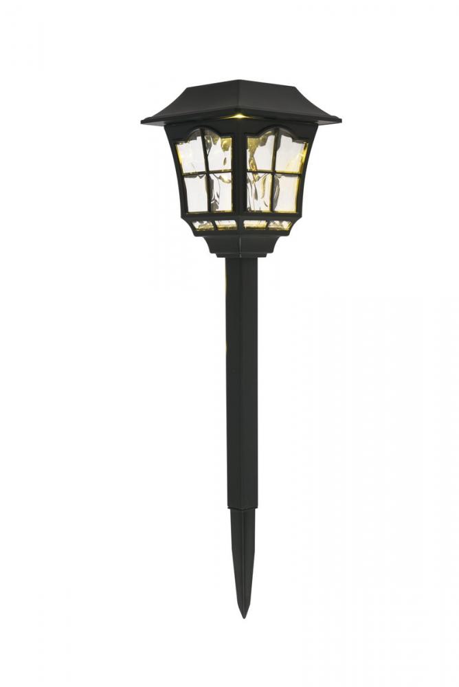 Outdoor Black LED 3000k Pathway Light in Pack of 6