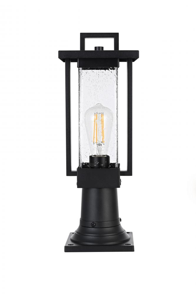 Tilton 7 inch Outdoor Pendant in Black