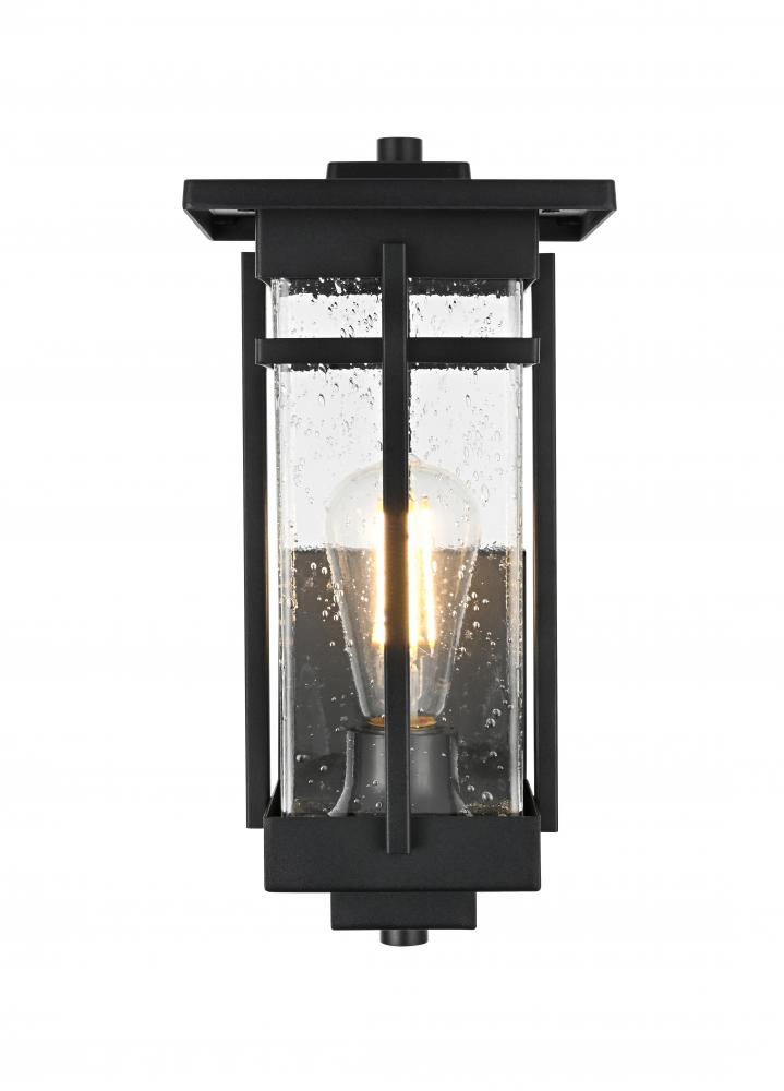 Livingston 7 inch Outdoor Pendant in Black