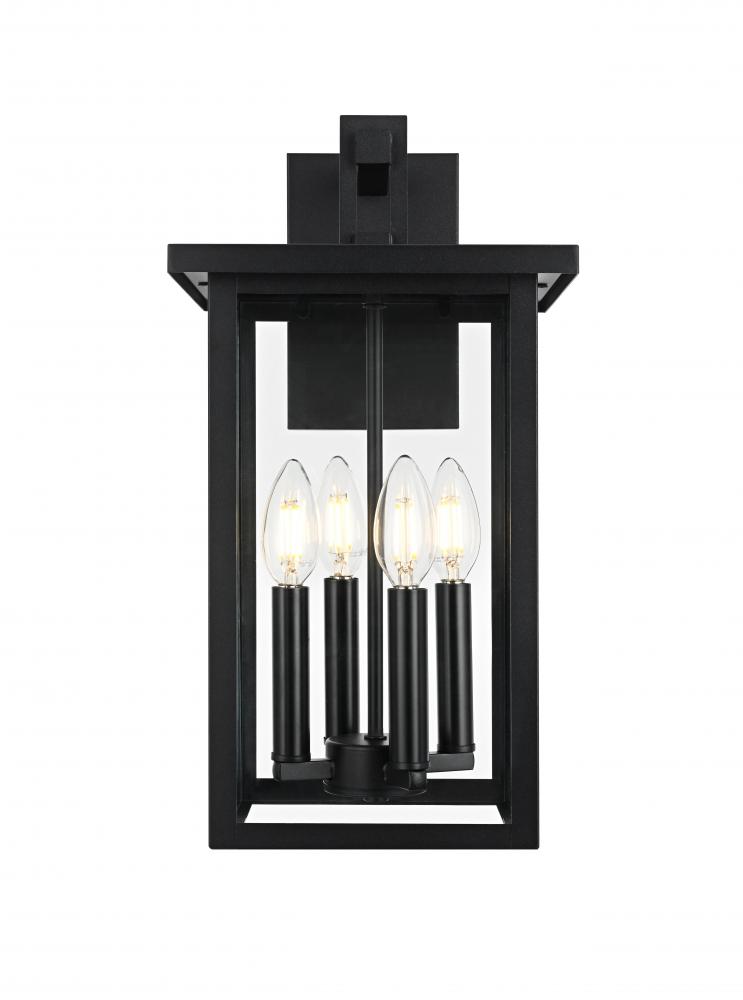 Sheridan 7 inch Outdoor Pendant in Black