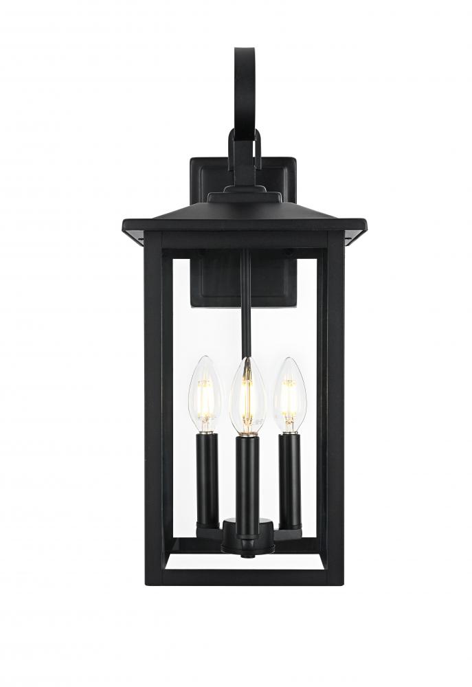 Carisle 7 inch Outdoor Pendant in Black