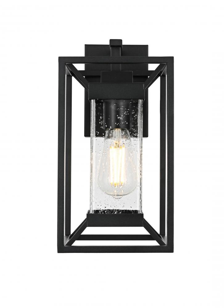 Willington 7 inch Outdoor Pendant in Black