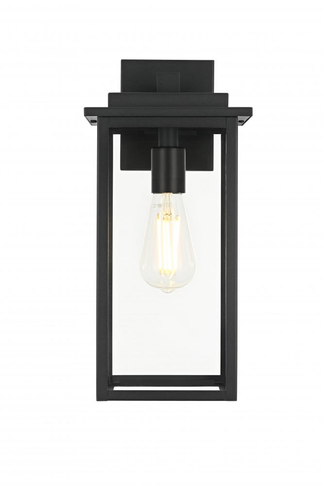 Kaysen 7 inch Outdoor Wall Sconce in Black