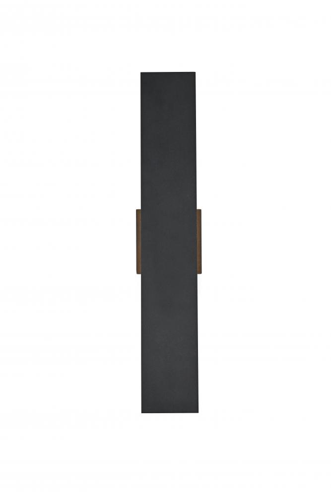 Waylen 4.5 x 24 inch Outdoor Wall Sconce in Black