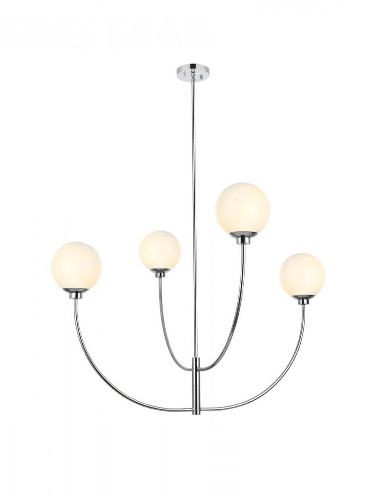 Nyomi 42 inch chandelier in Chrome