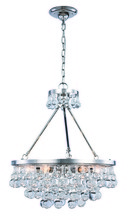 Elegant 1509D22PN - Bettina 6 light Polished Nickel Pendant Clear Royal Cut Crystal