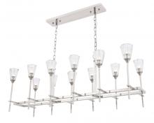 Elegant 1552D50PN - Soiree 12 Light Polished Nickel Pendant