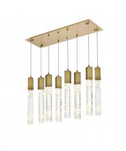 Elegant 2088D36SG - Aurora 36 inch Pendant in Satin Gold