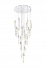 Elegant 2089G42C - Aurora 42 inch Chandelier in Chrome