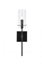 Elegant LD2361BK - Elsreth 1 Light Black Wall Sconce