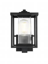 Elegant OD302W12BK - Dover 7 inch Outdoor Pendant in Black