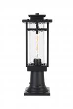 Elegant OD320P17BK - Cambria 7 inch Outdoor Pendant in Black