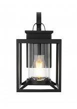 Elegant OD339W13BK - Witte 7 inch Outdoor Pendant in Black