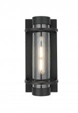 Elegant OD368W13BK - Parrish 7 inch Outdoor Pendant in Black