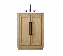 Elegant VF29024LO - 24 inch Single Bathroom Vanity in Linen Oak