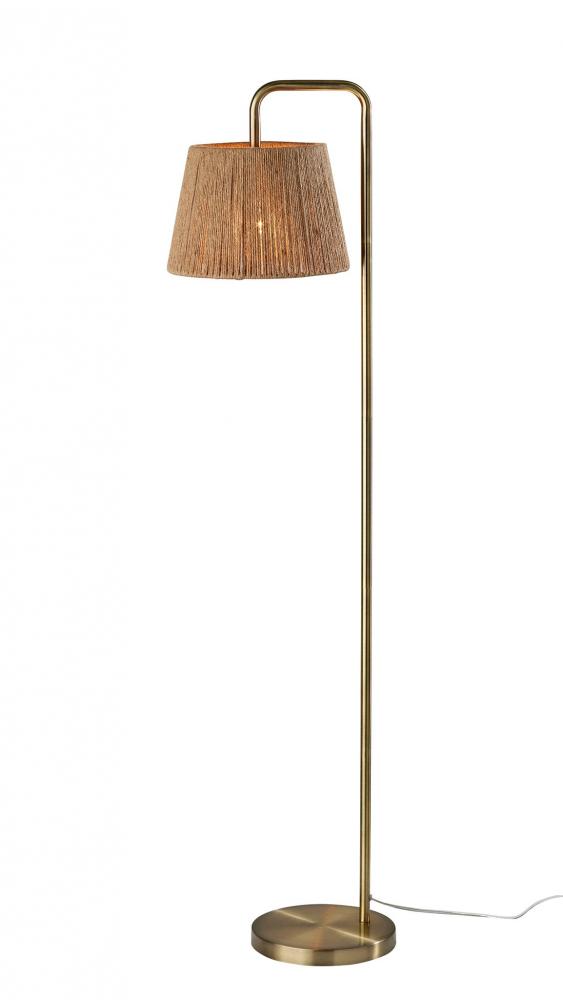 Tahoma Floor Lamp-Antique Brass