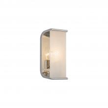 Alora Lighting WV327010PNAR - Abbott 10-in Polished Nickel/Alabaster 1 Light Wall/Vanity