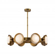 Alora Lighting CH320837VB-UNV - Alonso 37-in Vintage Brass LED Chandeliers