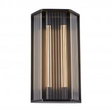 Alora Lighting WV339216UBCR - Sabre 16-in Ribbed Glass/Urban Bronze LED Wall/Vanity