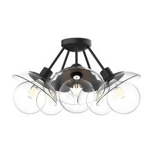 Alora Lighting SF517220MBCL - Francesca Semi Flush Mount