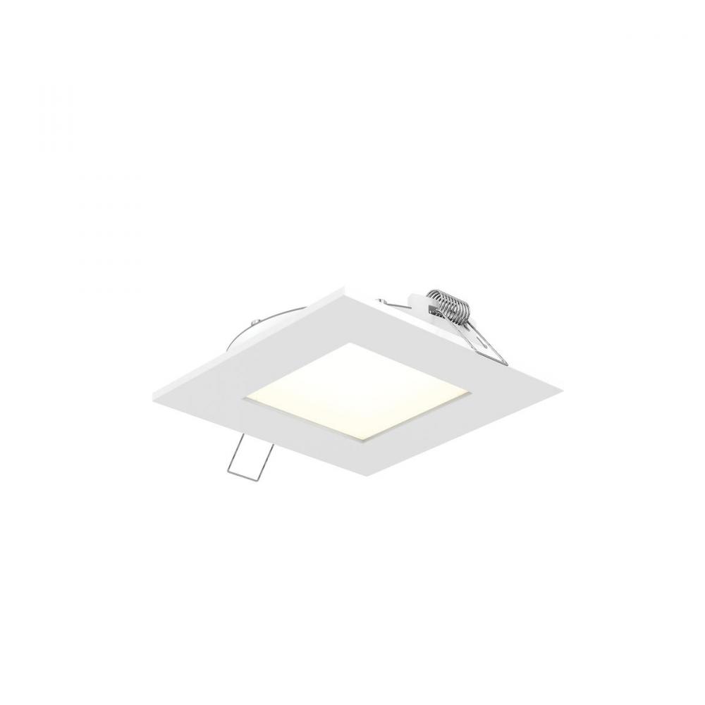4 Inch Square CCT LED Recessed Panel Light