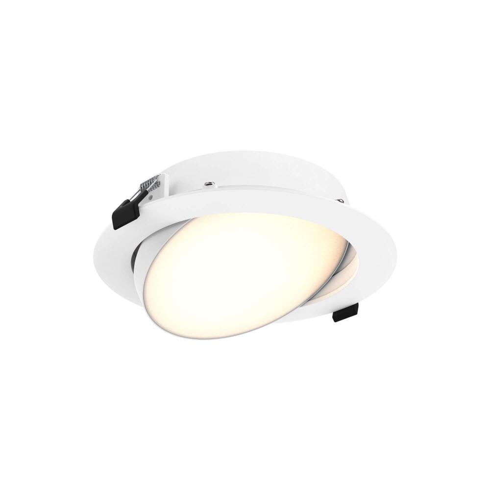 Multi CCT Round gimbal recessed light - universal 120V-347V, 0-10V dimming