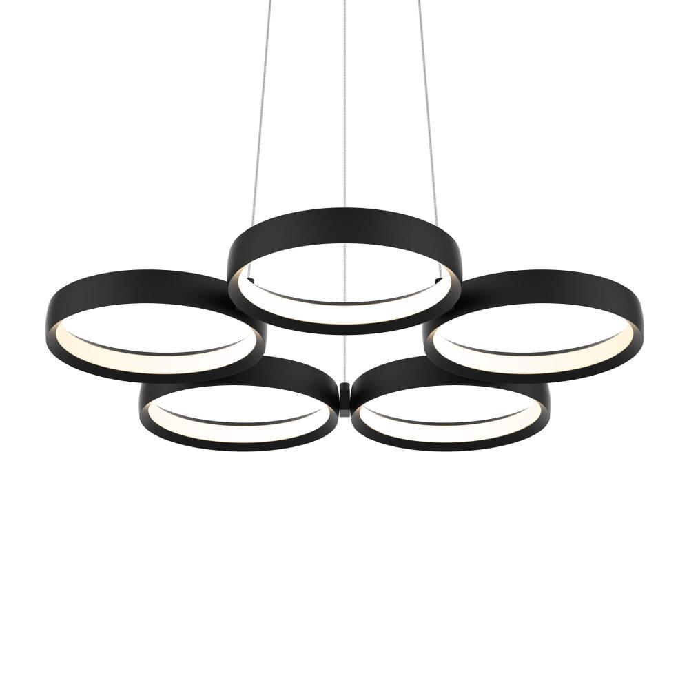 25 Inch 5 Ring LED Pendant Light