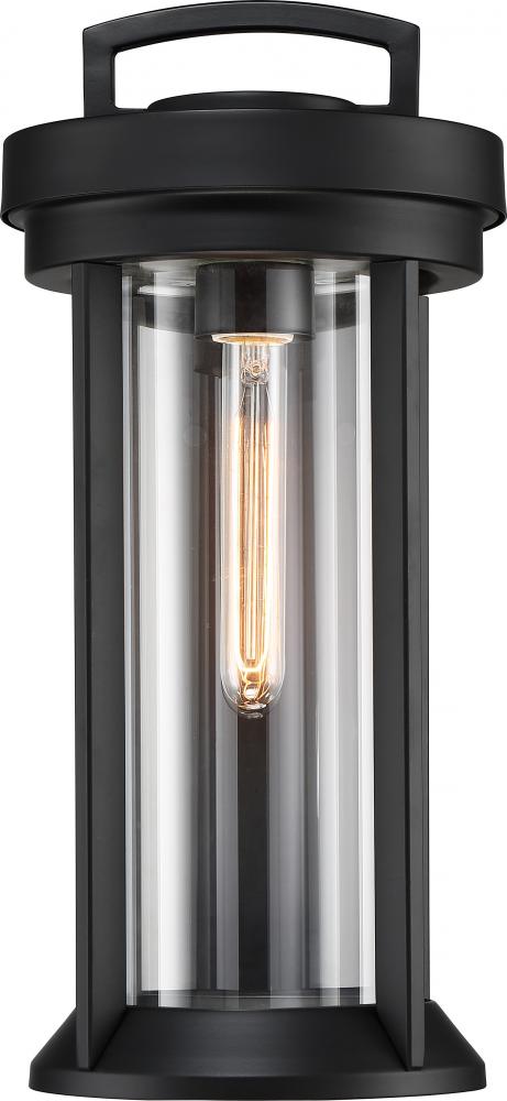 Huron - 1 Light Medium Wall Lantern with Clear Glass - Aged Bronze Finish