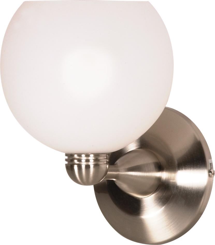 1 Light - 6" - Halogen Wall Fixture - Arctic Sphere