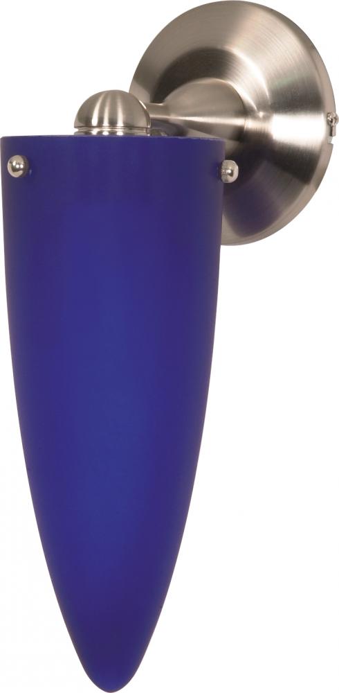 1 Light - 4" - Halogen Wall Fixture - Cobalt Cone